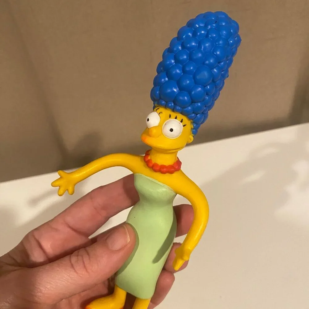 Vintage 90s Marge‎ Simpson Bendable Figure 7